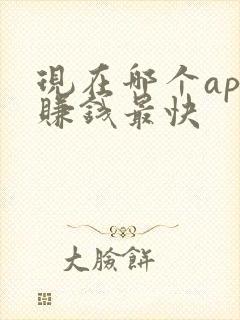 现在哪个app赚钱最快