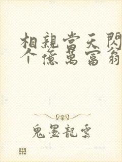 相亲当天闪婚了个亿万富翁