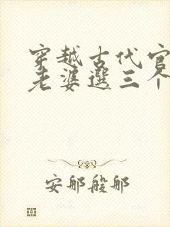 穿越古代官府发老婆选三个
