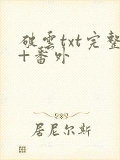 破云txt完整+番外