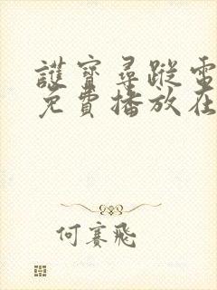 护宝寻踪电视剧免费播放在线