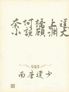 奈何桥上道奈何小说顾渊大结局