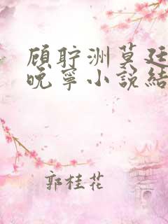 顾聍洲莫廷言陆晚宁小说结局