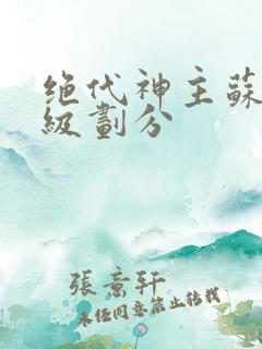 绝代神主苏莫等级划分