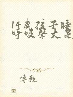 14岁孩子睡觉呼吸声大是什么原因