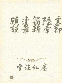 顾清筠陆寒爵小说最新章节免费阅读