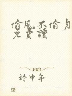 偷风不偷月小说免费读