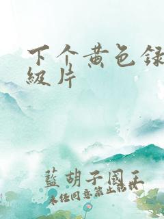 下个黄色录像一级片