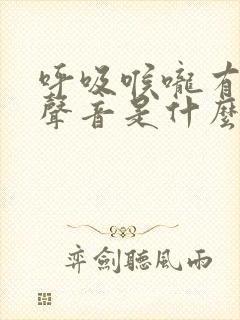 呼吸喉咙有呼噜声音是什么原因