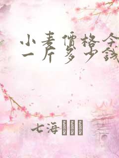小麦价格今日价一斤多少钱玉米价格