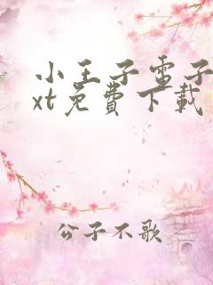 小王子电子书txt免费下载