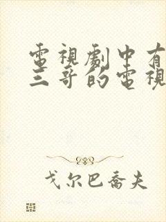 电视剧中有个叫三哥的电视剧