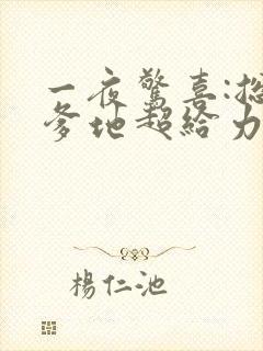 一夜惊喜:总裁爹地超给力