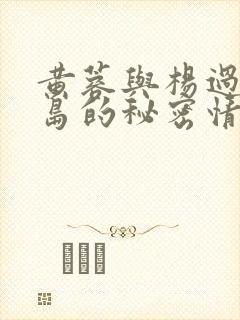 黄蓉与杨过之荒岛的秘密情缘