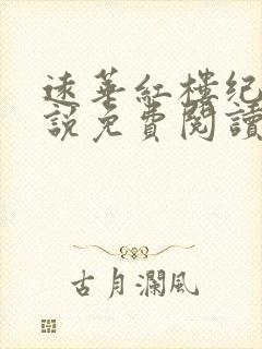 远华红楼纪实小说免费阅读