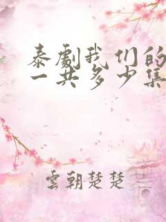 泰剧我们的秘密一共多少集