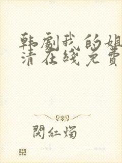 韩剧我的姐姐高清在线免费观看