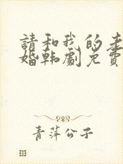 请和我的老公结婚韩剧免费播放全集