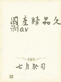 国产精品久久亚洲av