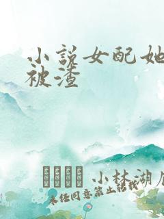 小说女配她只想被渣 小说女配她只想被渣