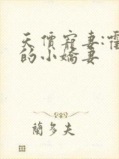 天价宠妻:霍总的小娇妻
