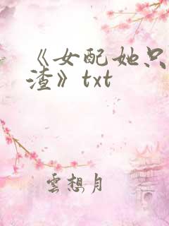 《女配她只想被渣》txt