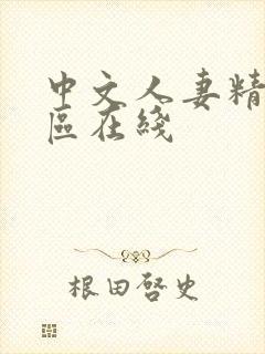 中文人妻精品一区在线