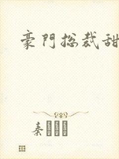 豪门总裁甜宠文