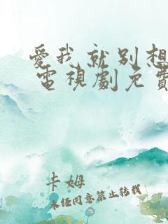 爱我就别想太多 电视剧免费看