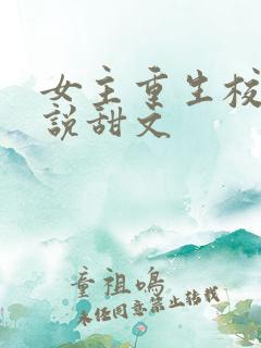 女主重生校园小说甜文
