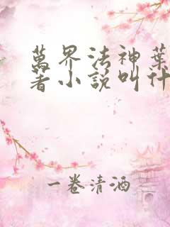 万界法神叶玄原著小说叫什么