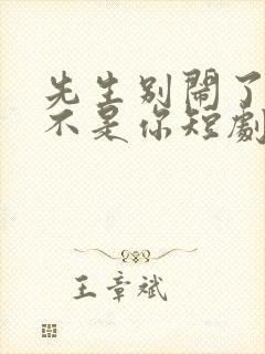 先生别闹了新娘不是你短剧免费观看
