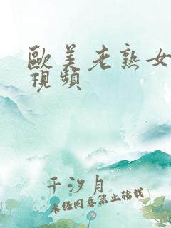 欧美老熟女日韩视频
