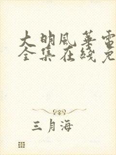 大明风华电视剧全集在线免费观看