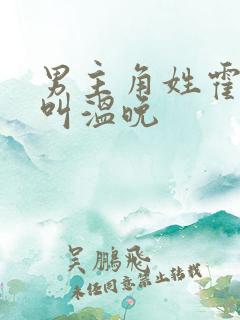 男主角姓霍女主叫温晚