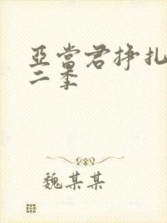 亚当君挣扎吧第二季