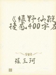 《绿野仙踪》读后感400字左右