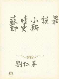 苏晴小说最新章节更新