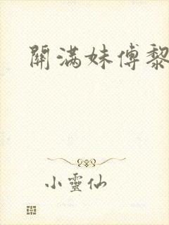 关满妹傅黎小说