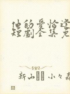 他的爱恰逢其时短剧全集免费观看