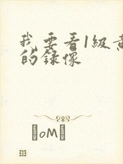我要看1级黄色的录像