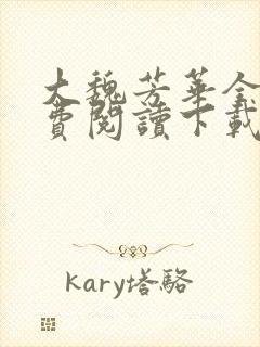 大魏芳华全文免费阅读下载