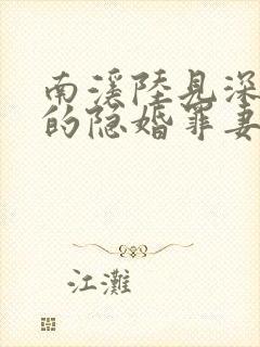 南溪陆见深陆少的隐婚罪妻