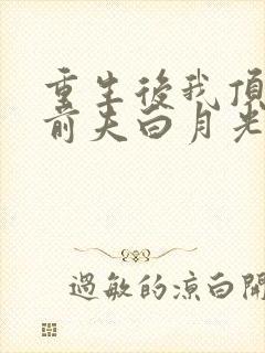 重生后我顶替了前夫白月光最新章