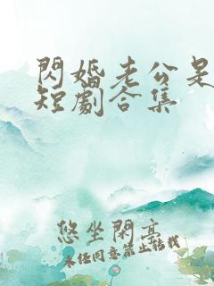 闪婚老公是豪门短剧合集
