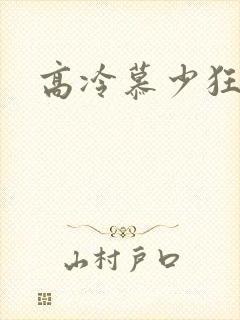 高冷慕少狂宠妻