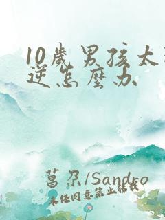 10岁男孩太叛逆怎么办