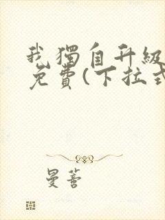 我独自升级漫画免费(下拉式)
