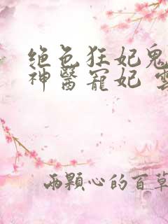 绝色狂妃鬼王的神医宠妃 云珞