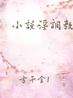 小说淫调教